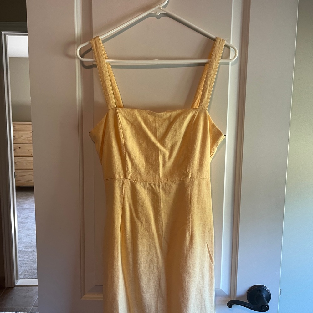 Forever 21 Gold Sundress Sleeveless Mini